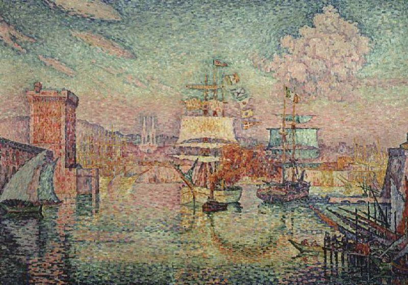 Paul Signac Entrance to the Port of Marseille china oil painting image